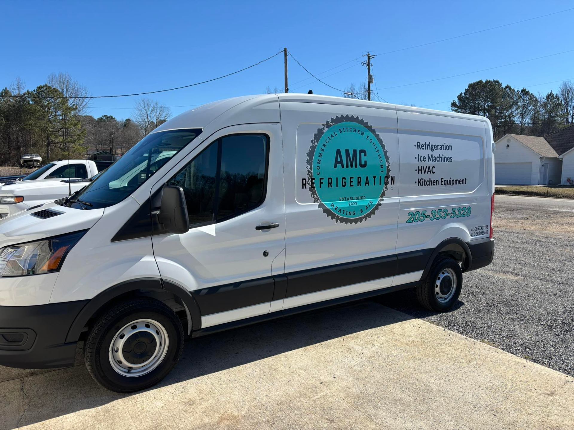 AMC Refrigeration service van